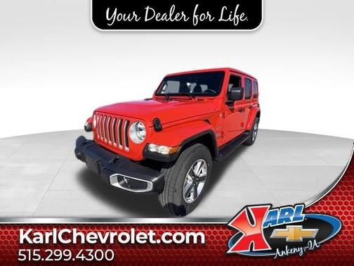 Firecracker Red Clearcoat 2023 Jeep Wrangler Sahara