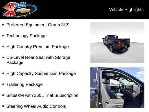 Black 2026 Chevrolet Silverado 1500 High Country