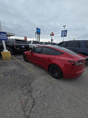 Red Multi-Coat 2021 Tesla Model 3 Performance