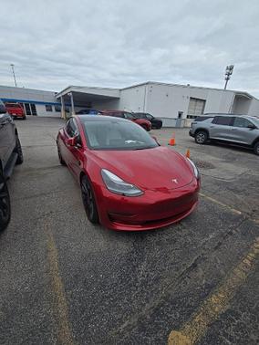Red Multi-Coat 2021 Tesla Model 3 Performance