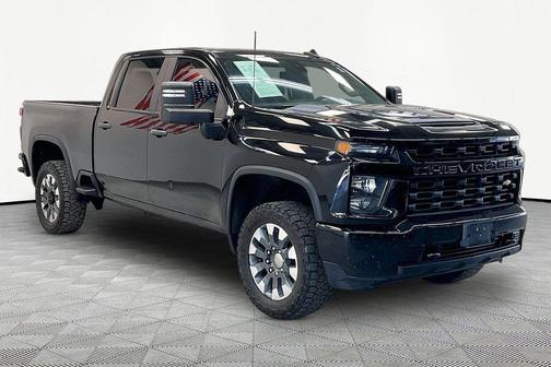 Black Metallic 2022 Chevrolet Silverado 2500 Custom