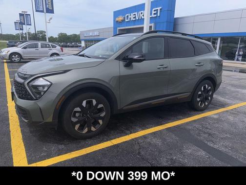 Green 2023 Kia Sportage X-Line
