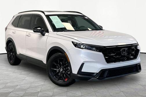 Platinum White Pearl 2023 Honda CR-V Hybrid Sport FWD