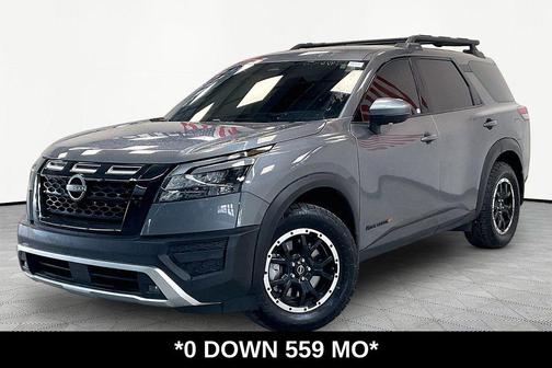 Gun Metallic 2025 Nissan Pathfinder Rock Creek 4WD