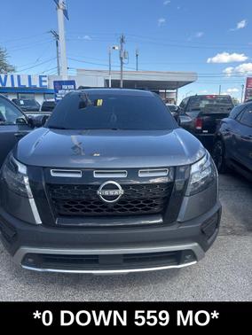 Gun Metallic 2025 Nissan Pathfinder Rock Creek 4WD