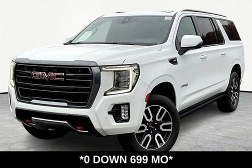 Summit White 2021 GMC Yukon XL 4WD AT4