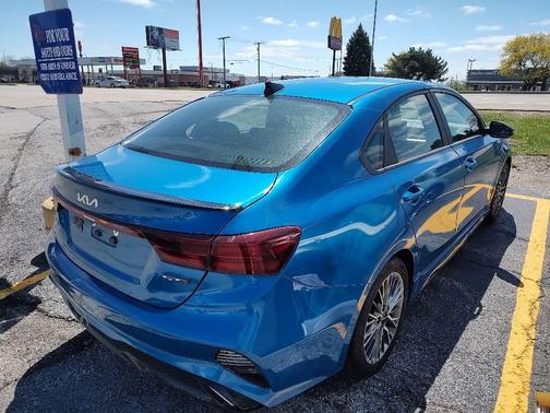 Blue 2022 Kia Forte GT-Line