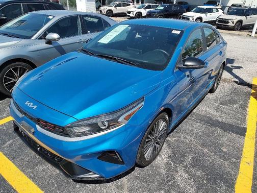 Blue 2022 Kia Forte GT-Line