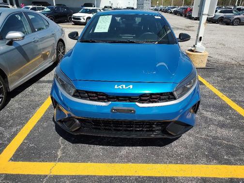Blue 2022 Kia Forte GT-Line
