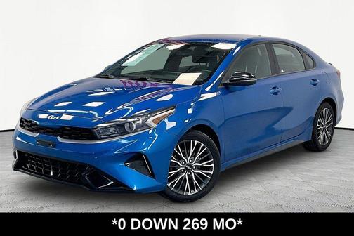 Blue 2022 Kia Forte GT-Line