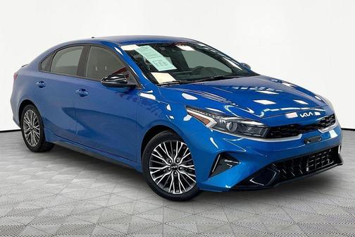 Blue 2022 Kia Forte GT-Line