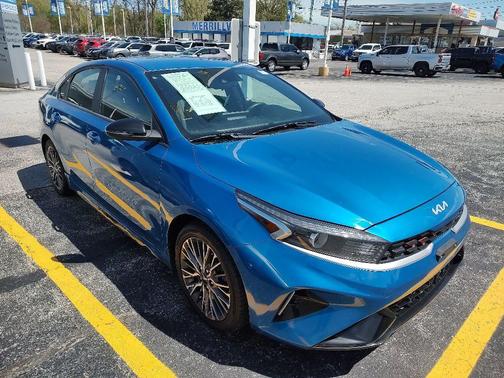 Blue 2022 Kia Forte GT-Line