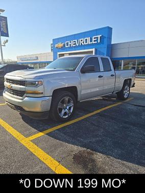 Silver Ice Metallic 2016 Chevrolet Silverado 1500 Custom