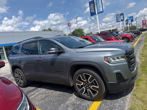 Steel Metallic 2021 GMC Acadia FWD SLE