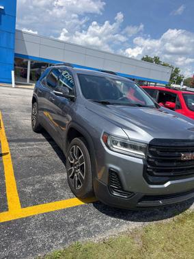 Steel Metallic 2021 GMC Acadia FWD SLE