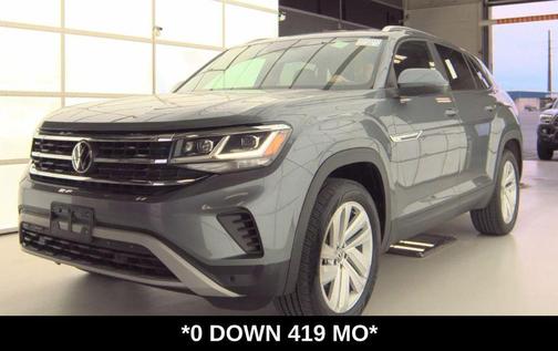 Platinum Gray Metallic 2023 Volkswagen Atlas Cross Sport 2.0T SE w/Technology 4MOTION