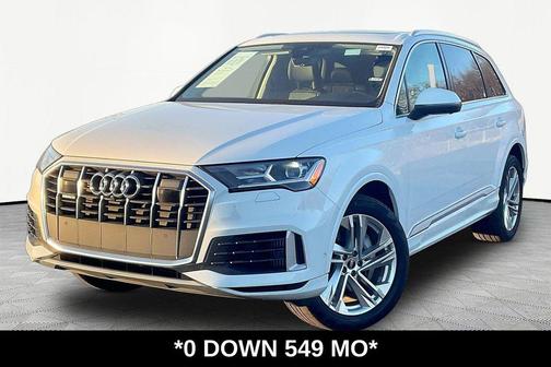 Carrara White 2023 Audi Q7 55 Premium