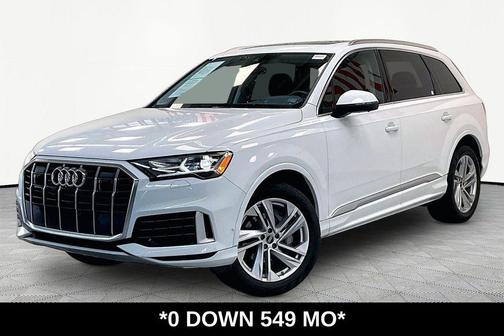 Carrara White 2023 Audi Q7 55 Premium