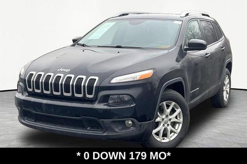 Brilliant Black Crystal Pearlcoat 2016 Jeep Cherokee Latitude