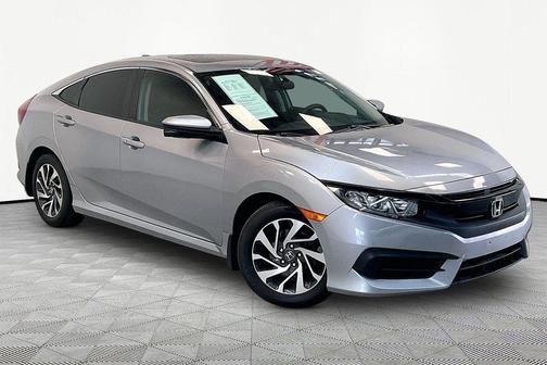 Lunar Silver Metallic 2018 Honda Civic EX