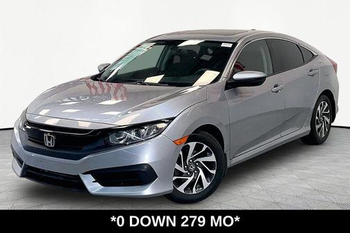 Lunar Silver Metallic 2018 Honda Civic EX