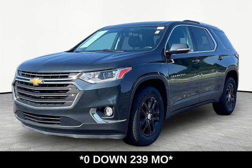 Graphite Metallic 2018 Chevrolet Traverse LT Cloth