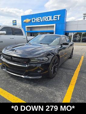 Pitch Black Clearcoat 2018 Dodge Charger SXT