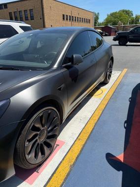 Solid Black 2023 Tesla Model 3 Performance
