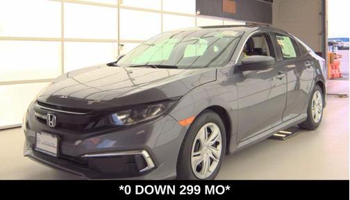 Modern Steel Metallic 2020 Honda Civic LX