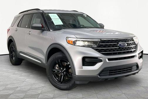Silver Metallic 2021 Ford Explorer XLT