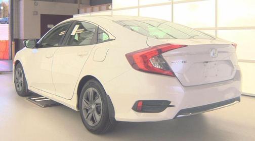 Platinum White Pearl 2020 Honda Civic LX