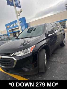 Black Metallic 2021 Chevrolet Traverse LS