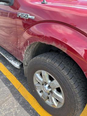 Red 2013 Ford F-150 XLT