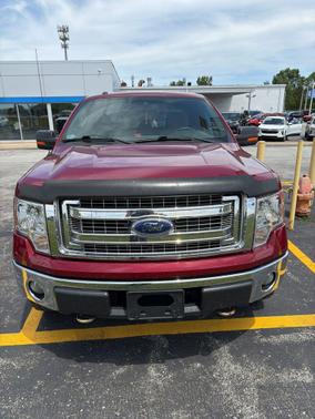 Red 2013 Ford F-150 XLT