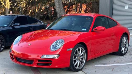 Red 2008 Porsche 911 Carrera
