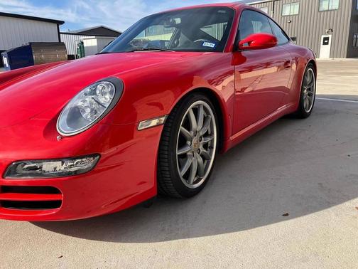 Red 2008 Porsche 911 Carrera
