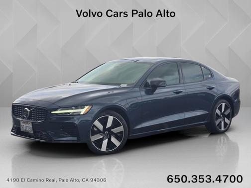 Denim Blue Metallic 2025 Volvo S60 Plug-In Hybrid Plus