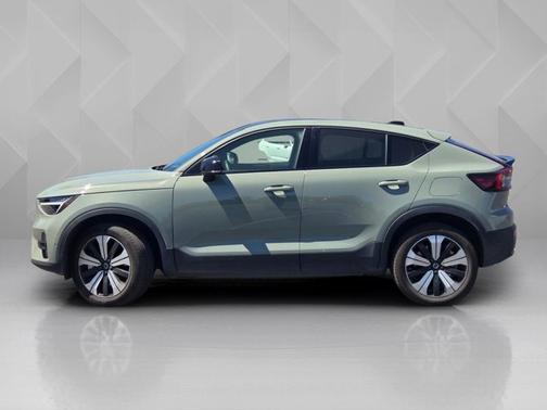 Sage Green Metallic 2023 Volvo C40 Recharge Pure Electric Plus