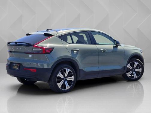 Sage Green Metallic 2023 Volvo C40 Recharge Pure Electric Plus