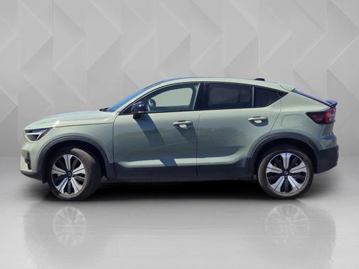 Sage Green Metallic 2023 Volvo C40 Recharge Pure Electric Plus