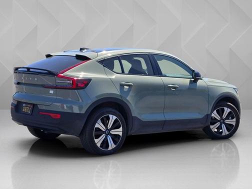 Sage Green Metallic 2023 Volvo C40 Recharge Pure Electric Plus