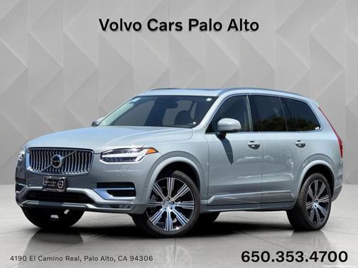 Vapour Gray Metallic 2024 Volvo XC90 Plus Bright Theme