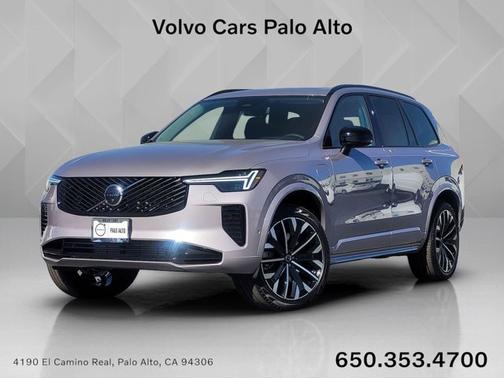 Aurora Blue 2026 Volvo XC90 Plug-In Hybrid Ultra Dark Theme