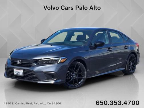 Meteorite Gray Metallic 2023 Honda Civic Sport