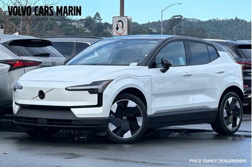 Crystal White 2026 Volvo EX30 Ultra