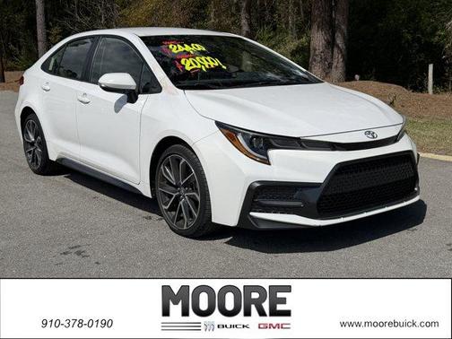 Super White 2021 Toyota Corolla SE