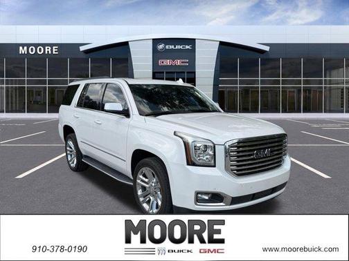 White Frost Tri-Coat 2020 GMC Yukon SLT