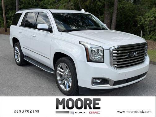 White Frost Tri-Coat 2020 GMC Yukon SLT