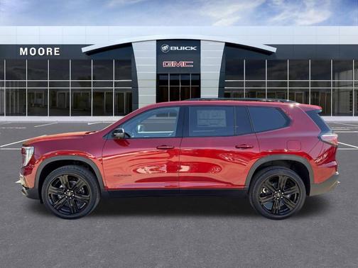 Red 2026 GMC Acadia Elevation
