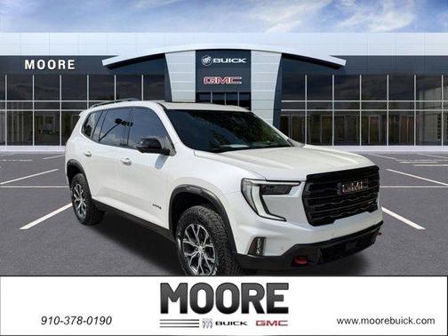 White Frost Tri-Coat 2025 GMC Acadia AT4